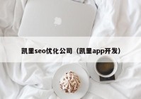 凯里seo优化公司（凯里app开发）