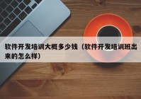 软件开发培训大概多少钱（软件开发培训班出来的怎么样）