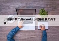 小程序开发工具wxml（小程序开发工具下载）